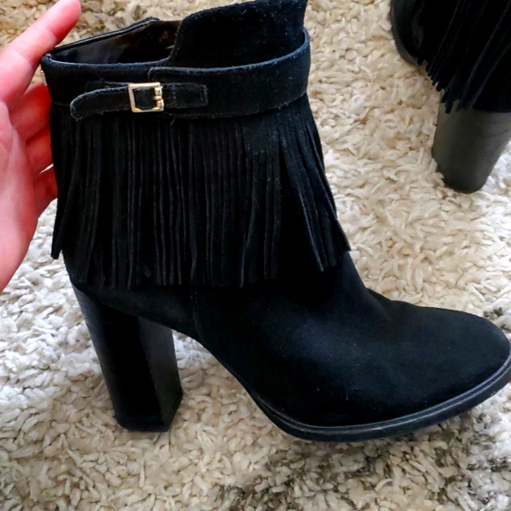 Tassel booties